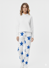 Star Puff Wide Leg Pants Ivory