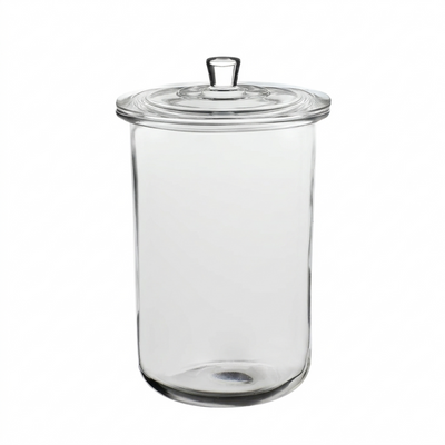 Tarro Goode Sundry de 1 galón con tapa de vidrio + ajuste transparente