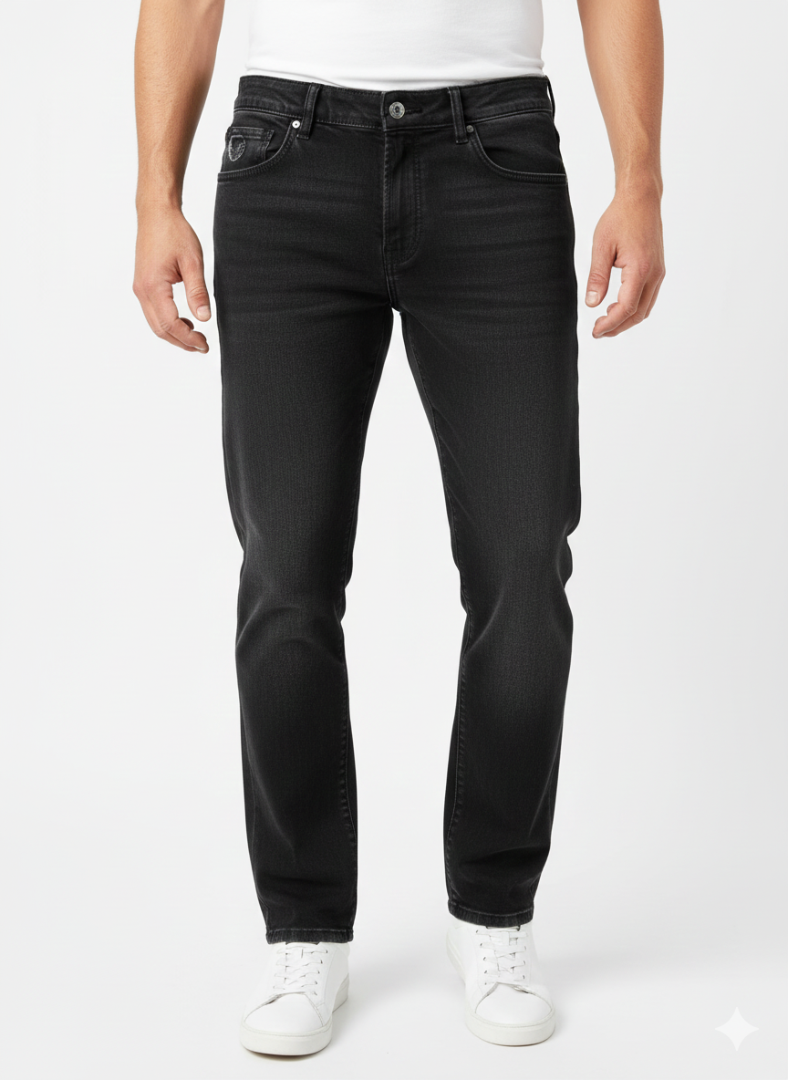 Jeans Relax Fit Negro