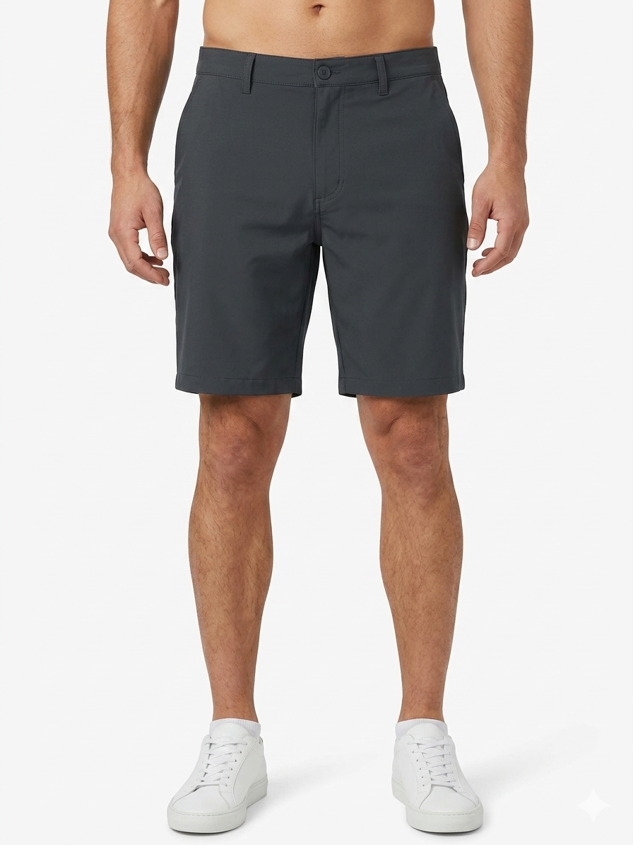Pantalón Corto Híbrido Poly 4 PKT Negro