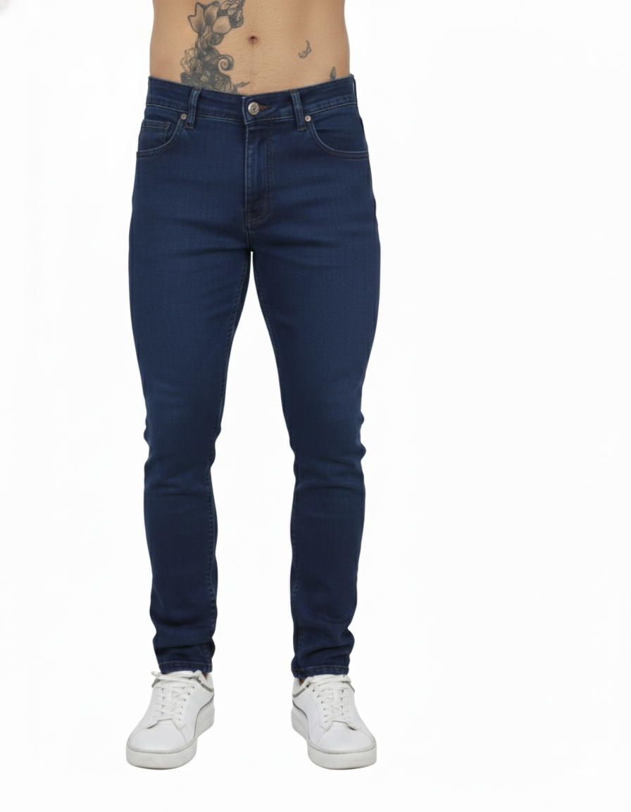 Vaqueros de hombre corte regular azul oscuro