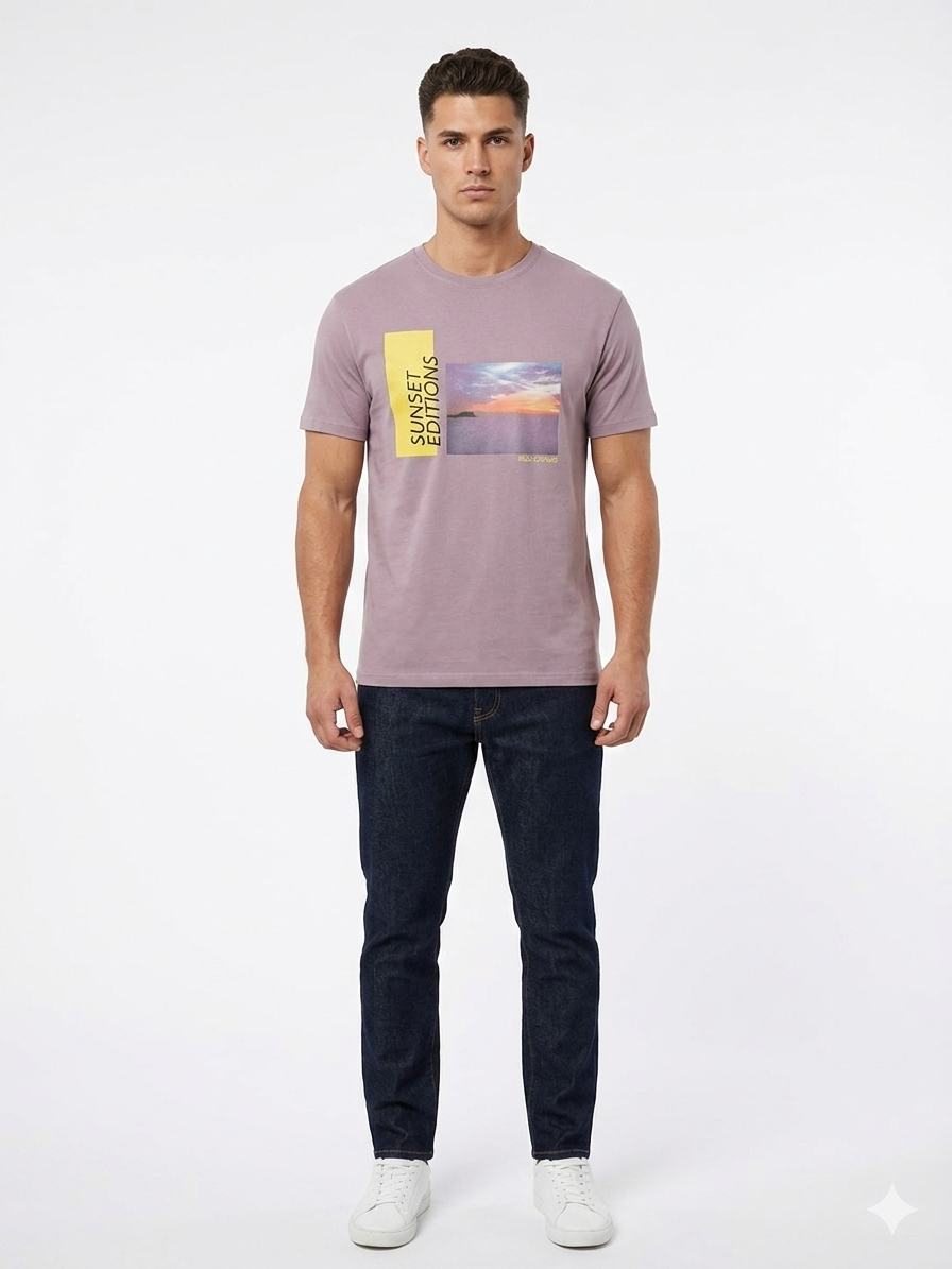 Suéter de hombre Sunset Editions Rosa