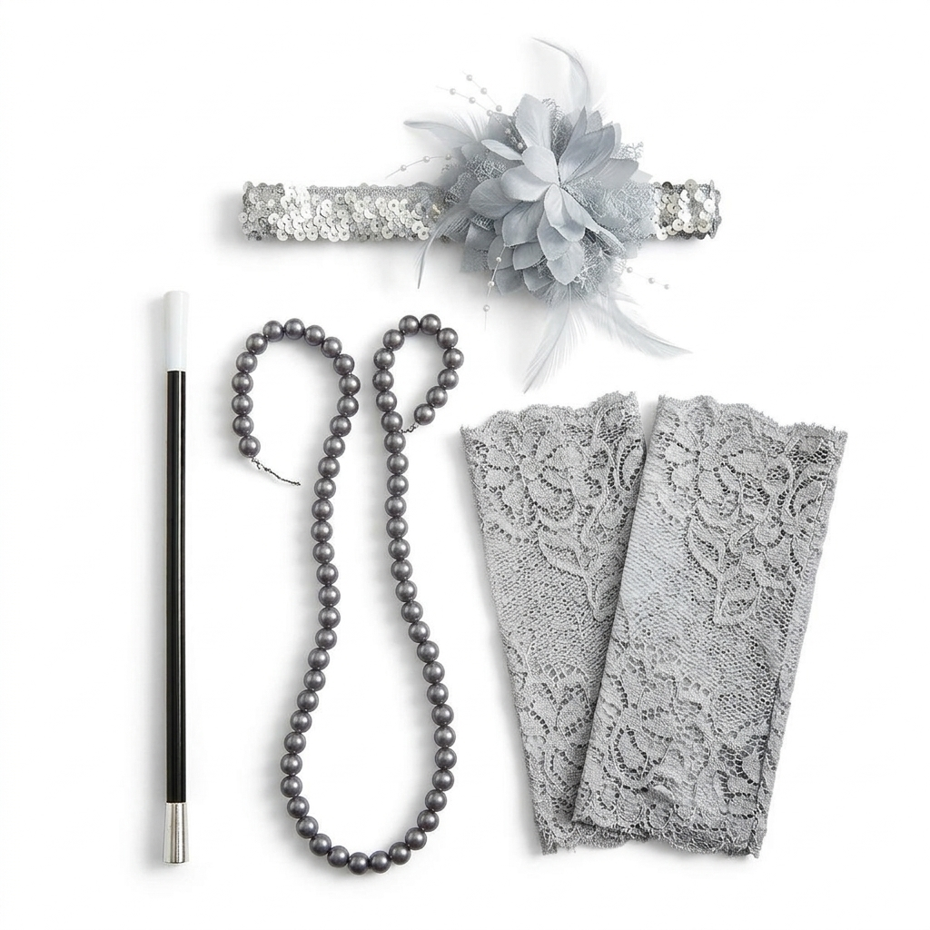 Kit Flapper Plateado