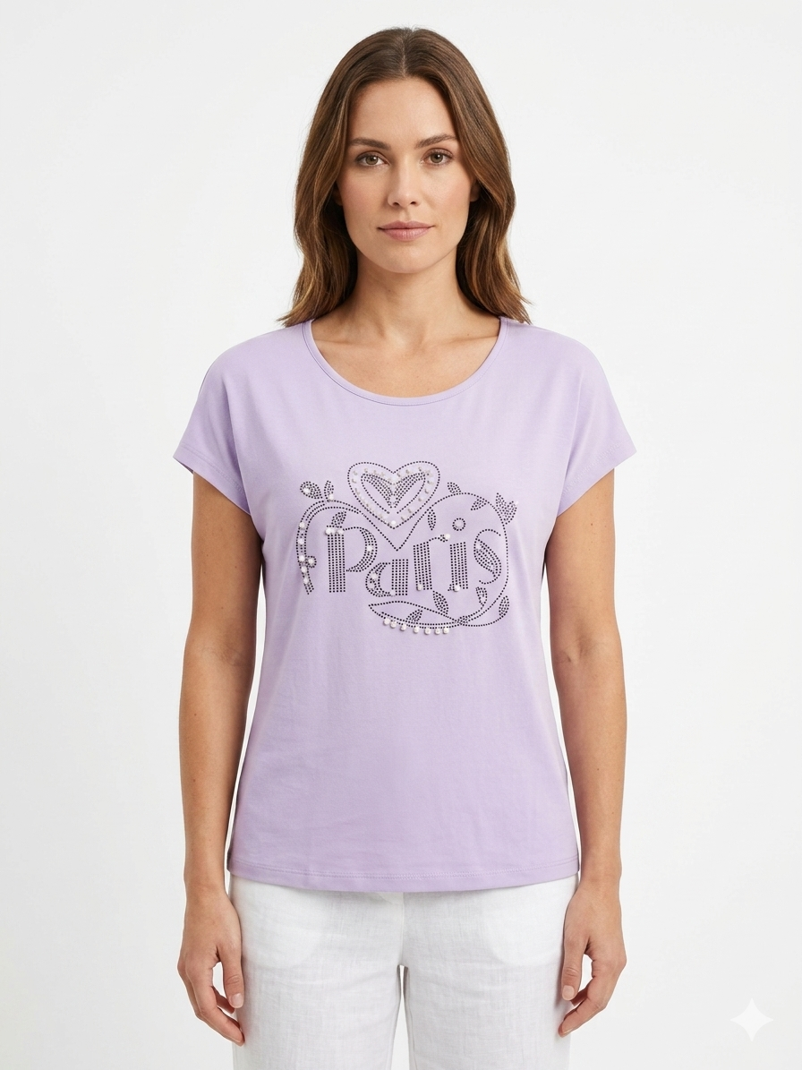 Diamonds Paris Top Lila