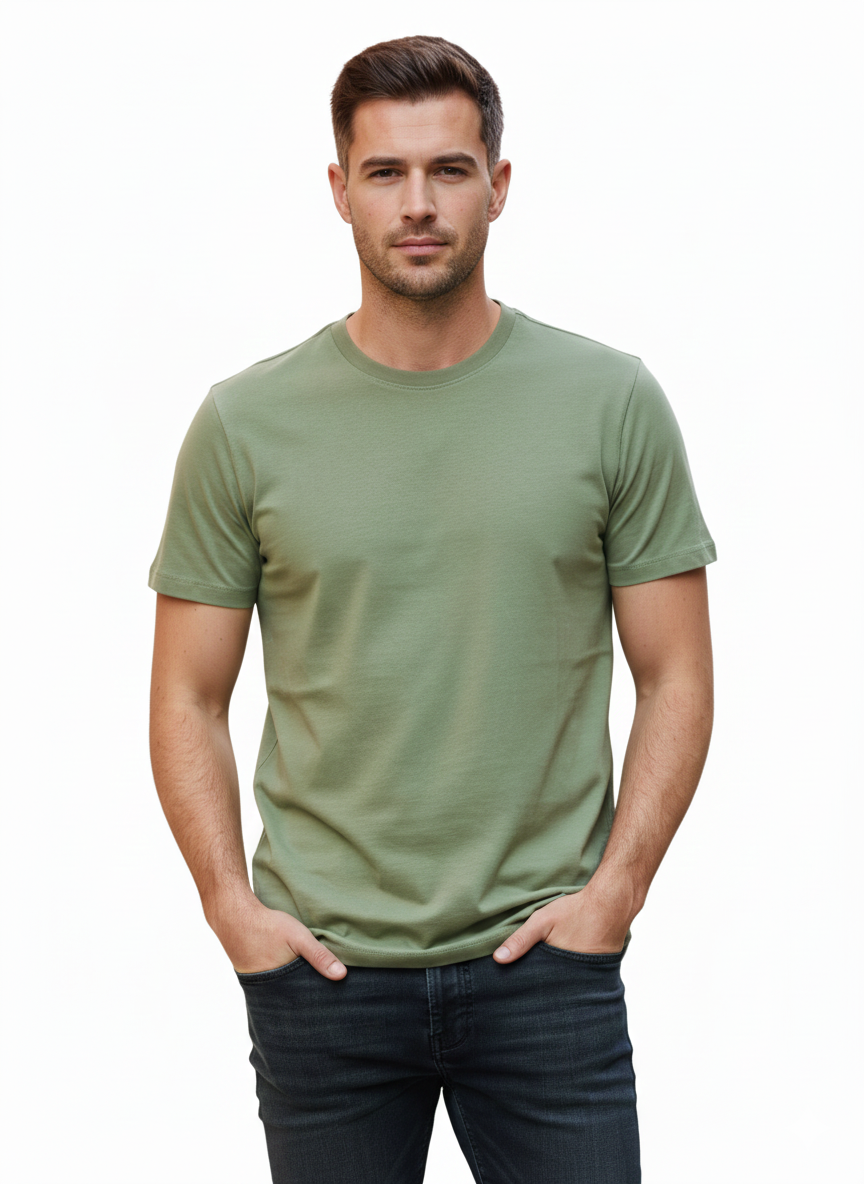 Camiseta Verde Oliva - Just Blu