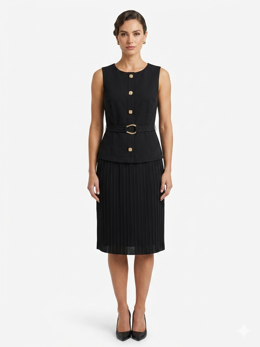 Mangas de vestido negras - Shelby & Palmer