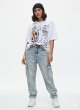 Tweety Boxy Crop T-Shirt Ivory
