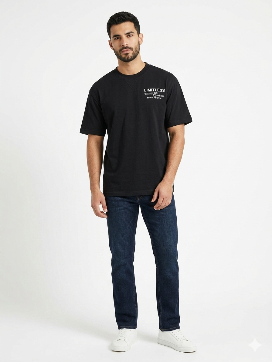 Sueter Caballero  Negro Limitless Ny