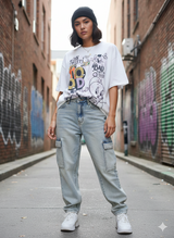 Tweety Boxy Crop T-Shirt Ivory