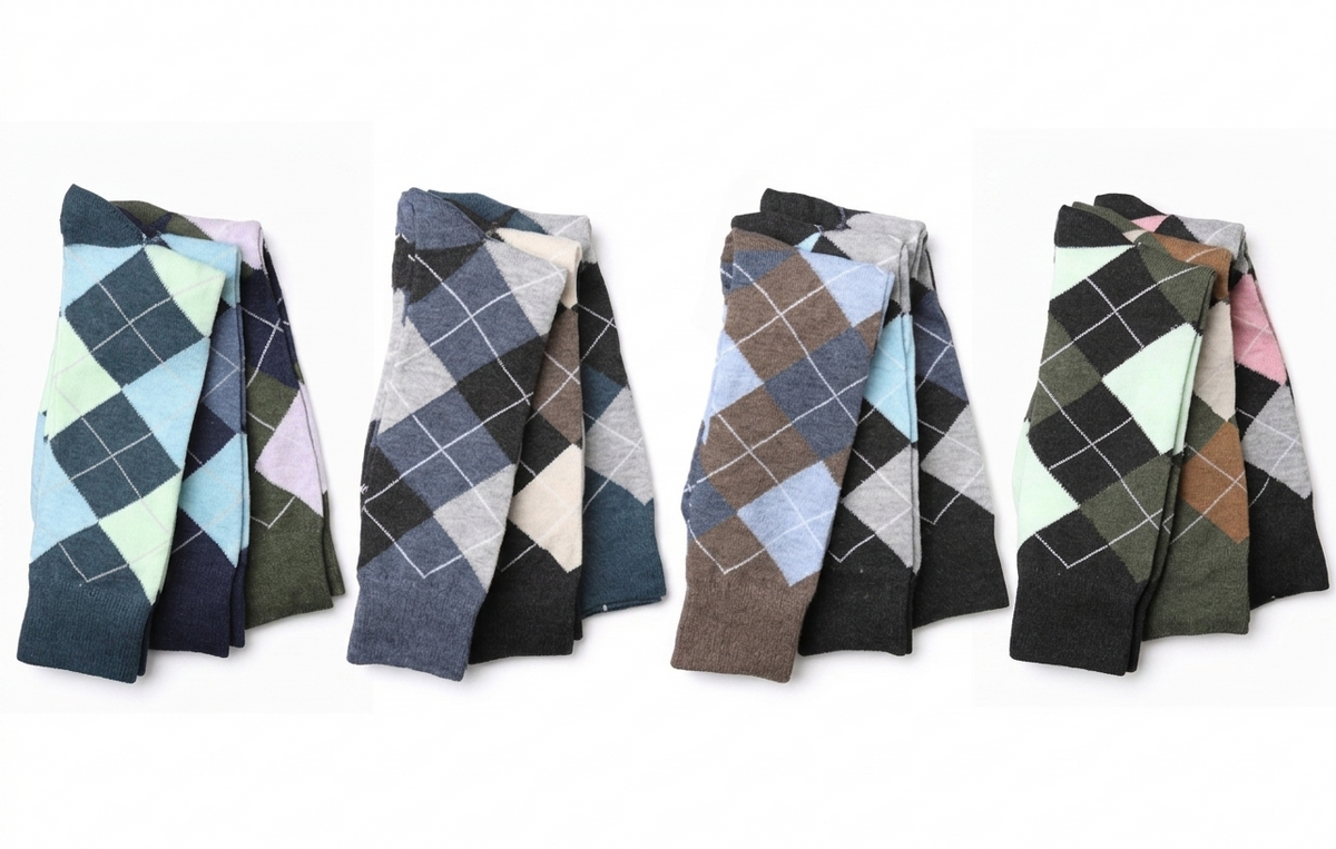 Calcetines de vestir para hombre, 3 pares