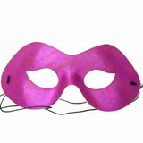 Hot Pink Fabric Masquerade Mask