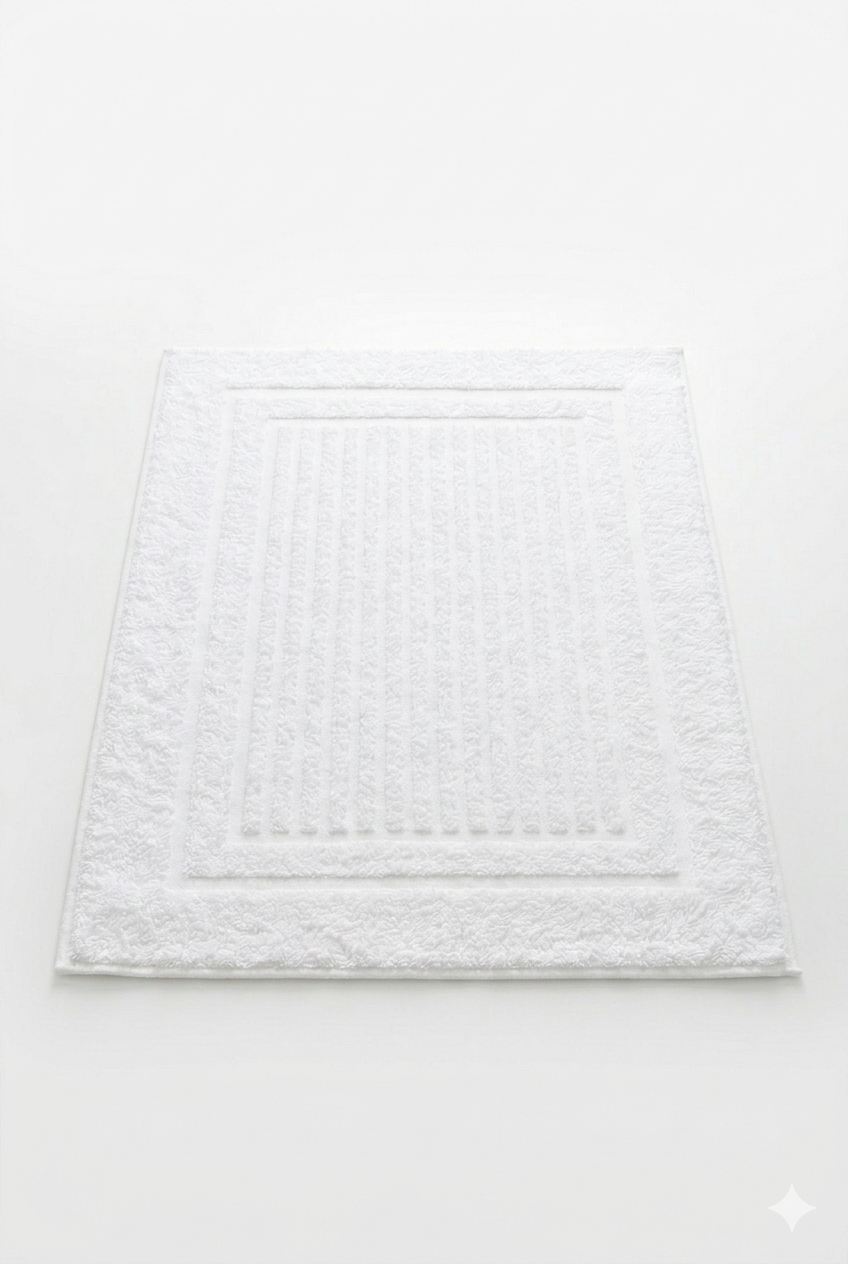 Alfombra de Baño Hosp 22x34 Blanco