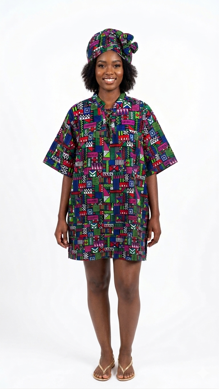 Camisa Estampada Multicolor
