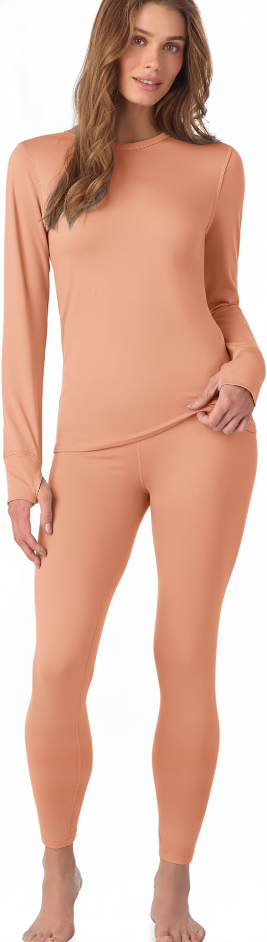 Conjunto de 2 mallas térmicas Mamey Pro-Wear para mujer