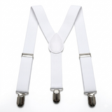 White suspenders