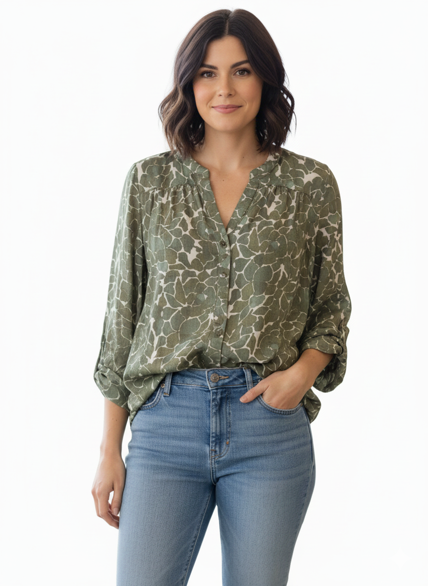 Blusa Crudo/Corona de Laurel - Hope & Harlow