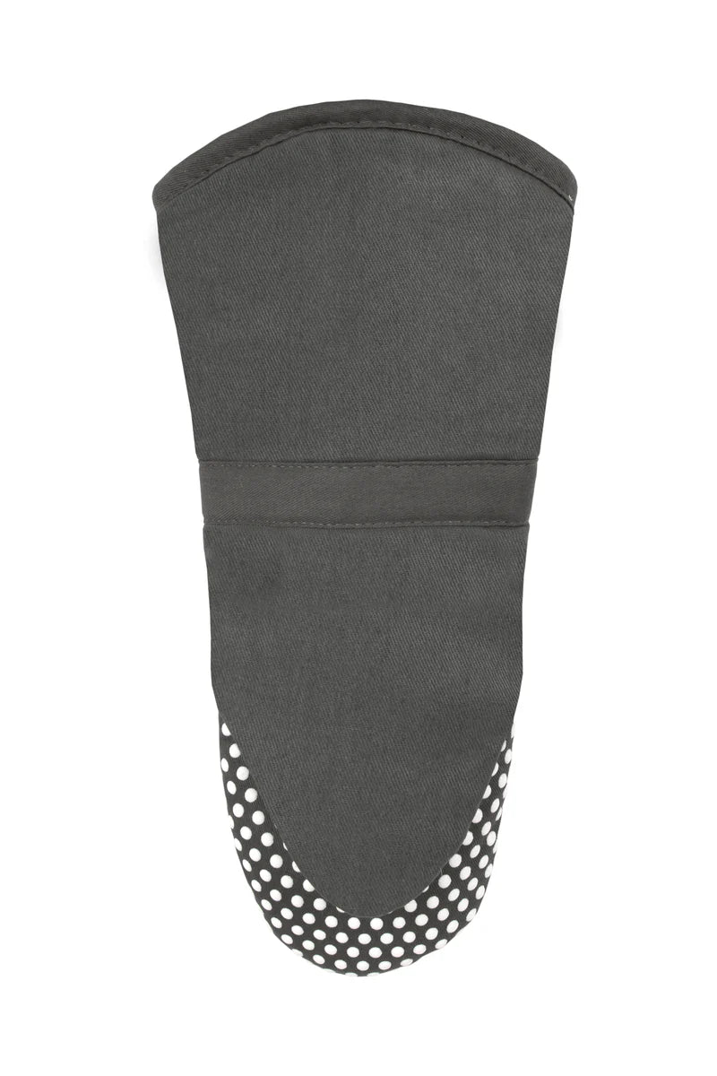 Manopla de horno con puntos de silicona Grafito 33 cm