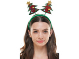 X'mas tree headband with bow tie set-2