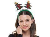 X'mas tree headband with bow tie set-2
