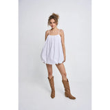 Minivestido blanco Pretty Tempting Bubble