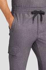 Pantalón Angelo para hombre gris jaspeado