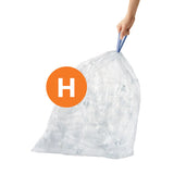 Código H 60 Bolsas a medida transparentes 30-35L