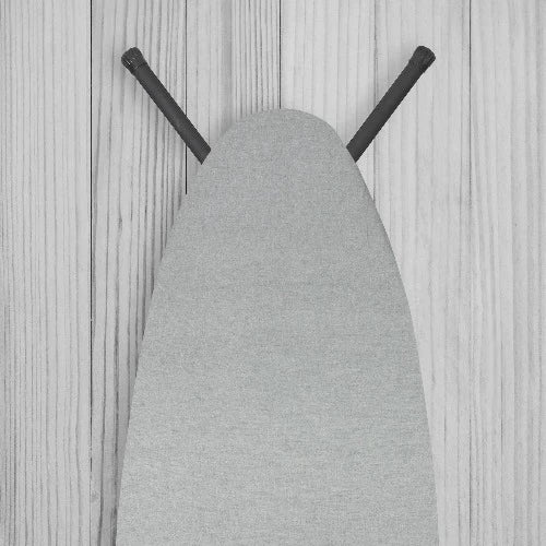Almohadilla y funda doble de 54" de grosor plateado metálico