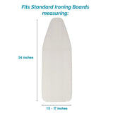 Almohadilla y funda gruesas dobles de 54" Natural