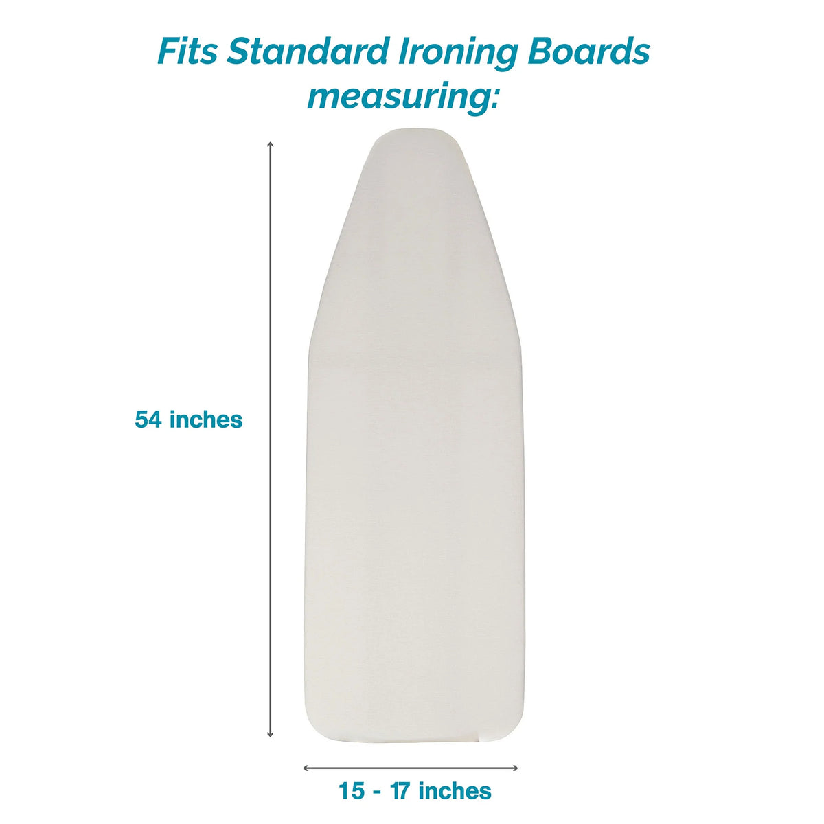Almohadilla y funda gruesas dobles de 54" Natural