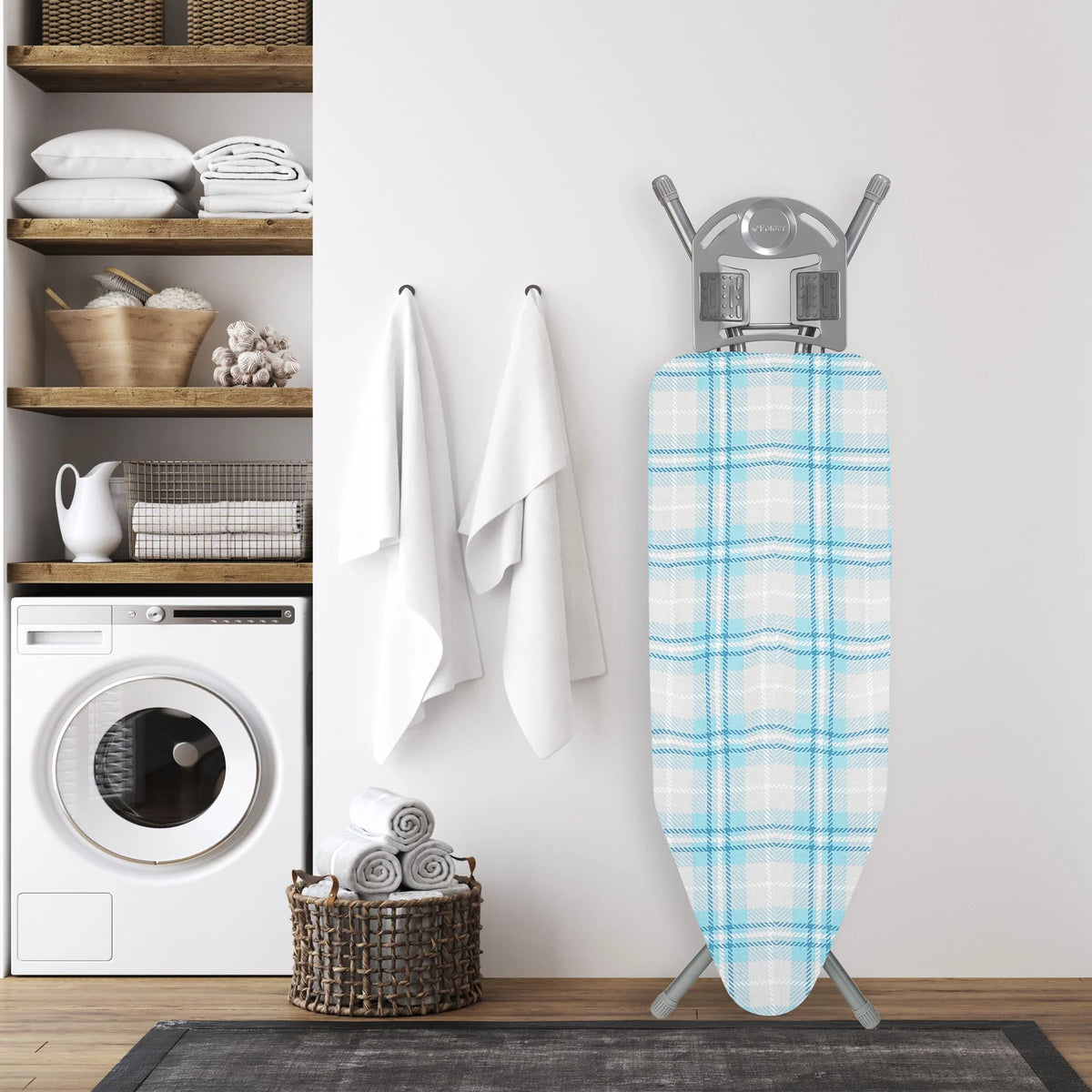 ALMOHADILLA Y FUNDA EXTRA ANCHA PARA PLANCHAR -12mm - 124 x 45 cm