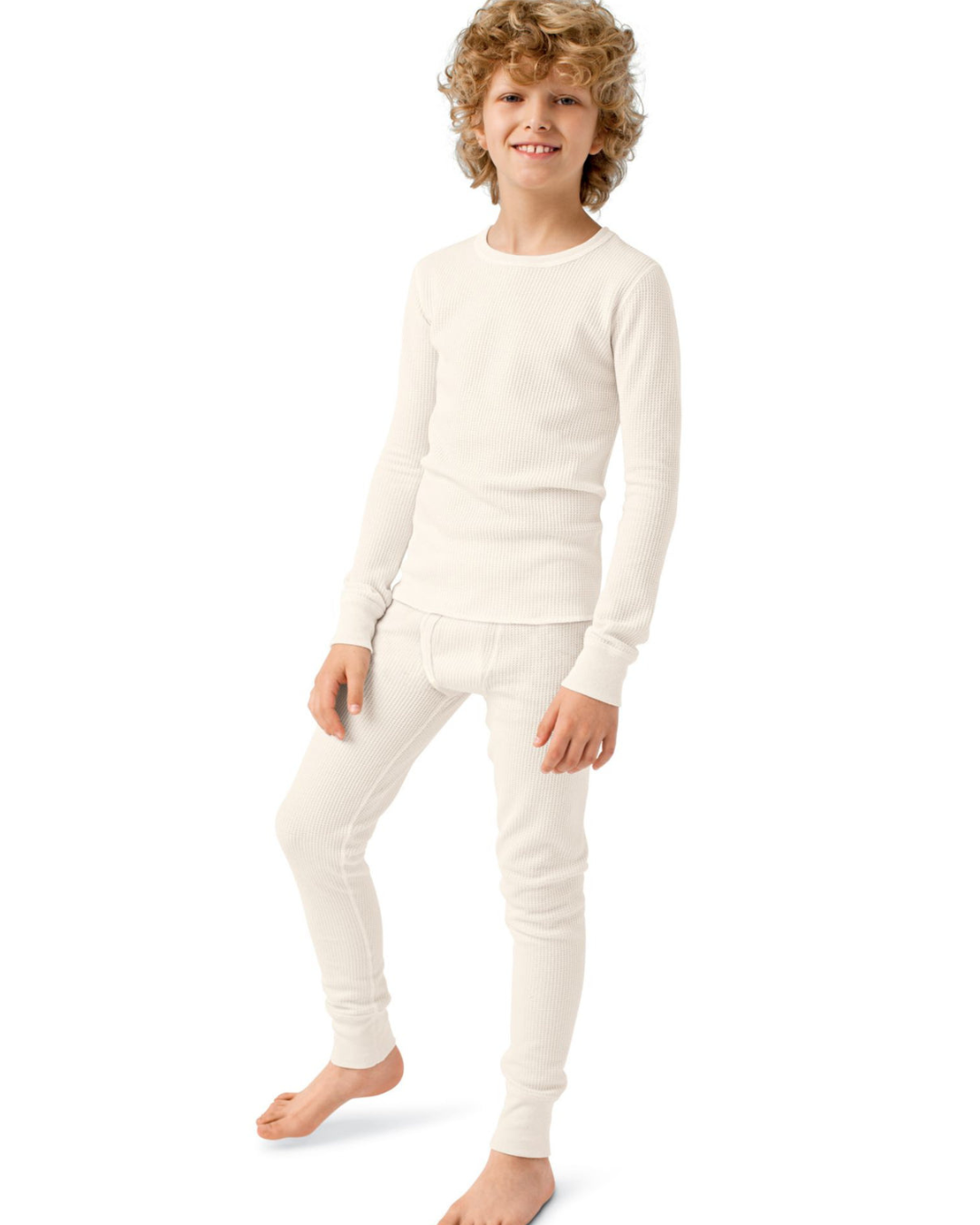 Conjunto térmico de ropa interior para niño Natural