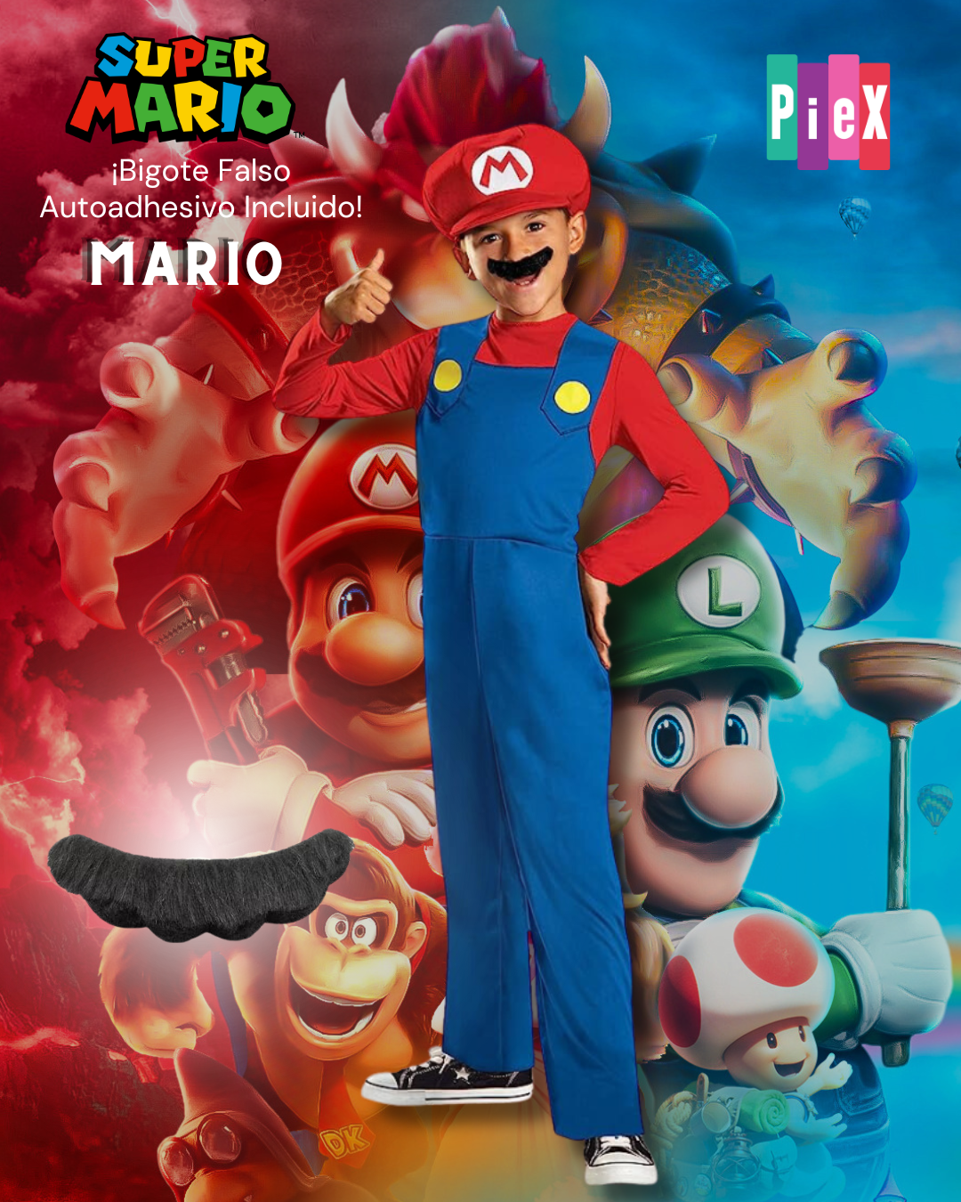 MARIO CHILD COSTUME