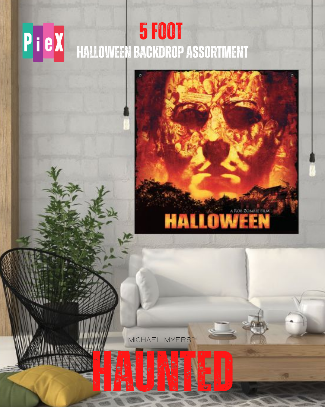 Fondo de Michael Myers de 5" x 5"