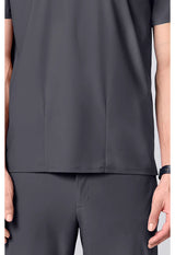 Camiseta de cuello redondo para hombre, color peltre