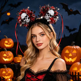 Halloween Scary Bopper Headband Skull
