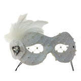Fancy Party Eye Masks White