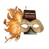Máscaras de fiesta elegantes doradas