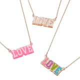 J.V. Charm Club - Collegiate Charm Word Necklace