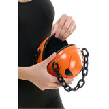 Orange Evil Pumpkin Chain Purse