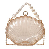 Clear Mermaid Shell Bag