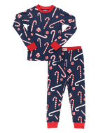 Candy Cane Kid's Pajama Set
