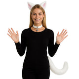 Kit de disfraz de gato blanco