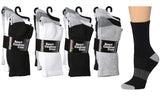 Calcetines deportivos de tripulación con amortiguación para hombre, 3 pares