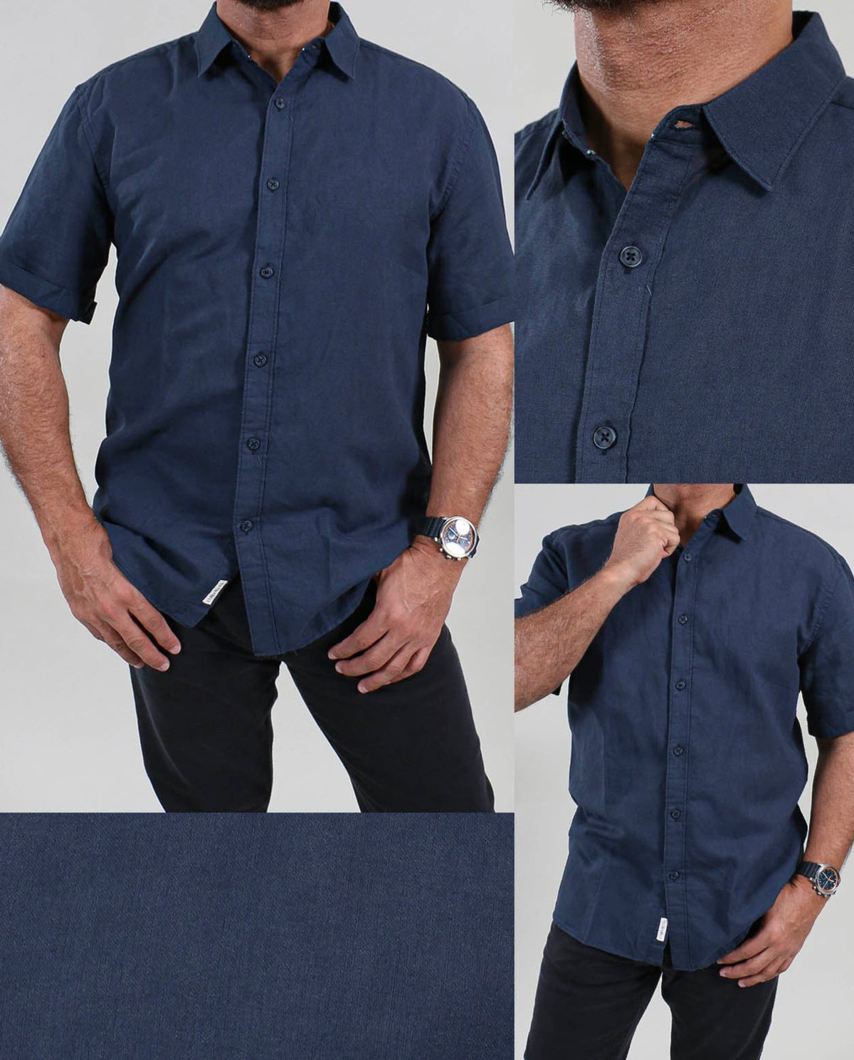 Dark Blue Men's Shirt
