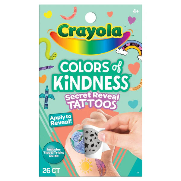 Crayola Retro Secrets Reveal Tattoo Pouch