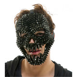 Black Spikes Monster Face Mask