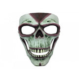Green Zombie Skull Mask