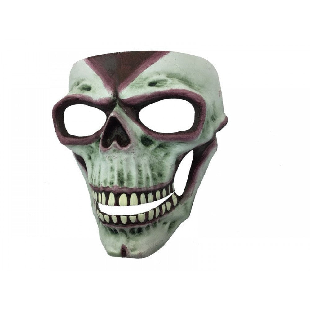 Green Zombie Skull Mask
