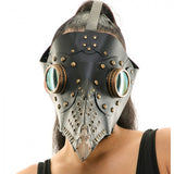 Black Copper Stud Plague Mask