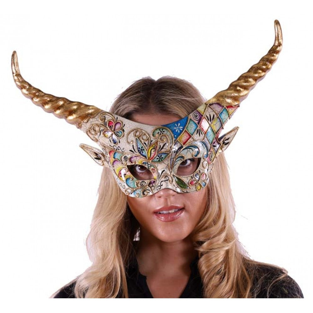 Venetian horned Devil Gold